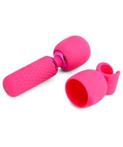 Nu Sensuelle Harlow Nubii Mini Wand W/ Masturbator Pink