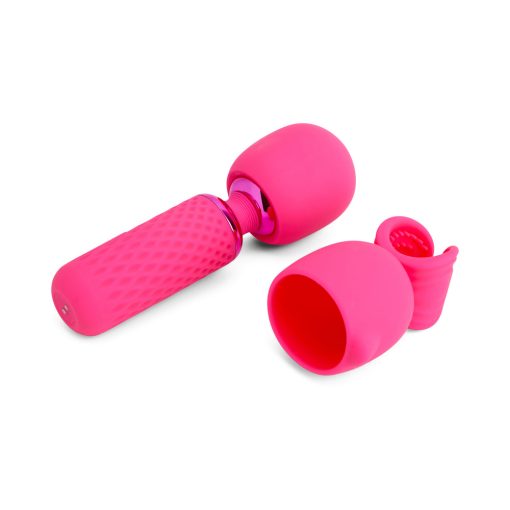 Nu Sensuelle Harlow Nubii Mini Wand W/ Masturbator Pink - Image 6