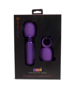 Nu Sensuelle Harlow Nubii Mini Wand W/ Masturbator Purple