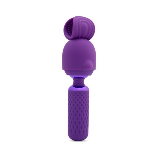 Nu Sensuelle Harlow Nubii Mini Wand W/ Masturbator Purple - Image 3