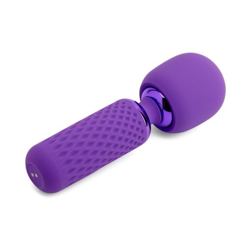 Nu Sensuelle Harlow Nubii Mini Wand W/ Masturbator Purple - Image 4