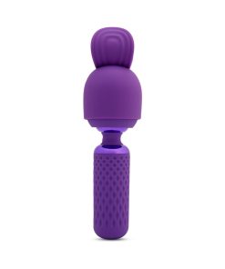 Nu Sensuelle Harlow Nubii Mini Wand W/ Masturbator Purple