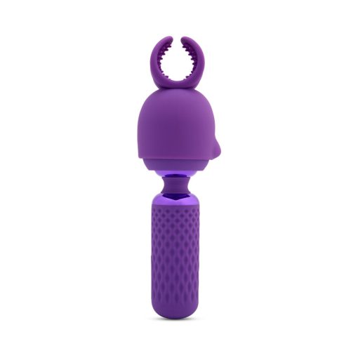 Nu Sensuelle Harlow Nubii Mini Wand W/ Masturbator Purple - Image 8