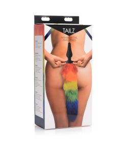 Tailz Rainbow Tail Silicone Butt Plug