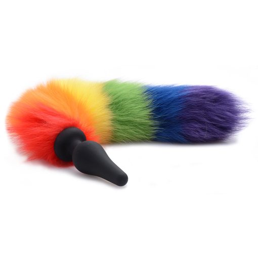 Tailz Rainbow Tail Silicone Butt Plug - Image 2