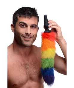 Tailz Rainbow Tail Silicone Butt Plug