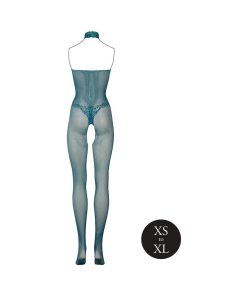 Le Desir Fishnet And Lace Bodystocking Ocean Deep O/S