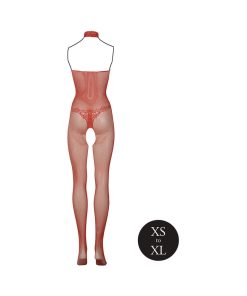 Le Desir Fishnet And Lace Bodystocking Sunset Glow O/S