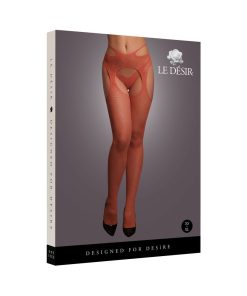 Le Desir Suspender Pantyhose With Strappy Waist Sunset Glow O/S