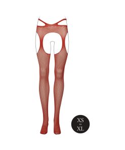 Le Desir Suspender Pantyhose With Strappy Waist Sunset Glow O/S