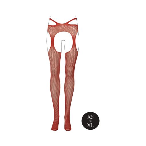 Le Desir Suspender Pantyhose With Strappy Waist Sunset Glow O/S - Image 4