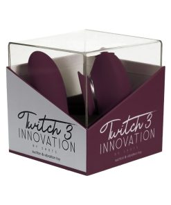 Twitch 3 Silicone Rechargeable Vibrator & Suction Burgundy