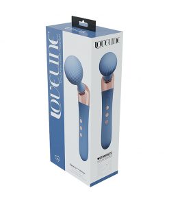 Loveline Serenity Wand Silicone Rechargeable Splashproof Blue/Grey