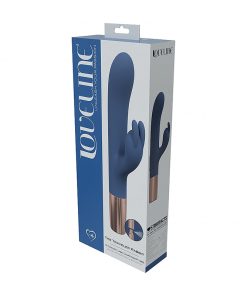 Loveline Traveler Rabbit Vibrator – Rechargeable, Quiet, Blue/Grey