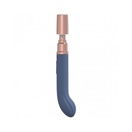 Loveline Traveler G-Spot Silicone Rechargeable Splashproof Blue/Grey - Image 4
