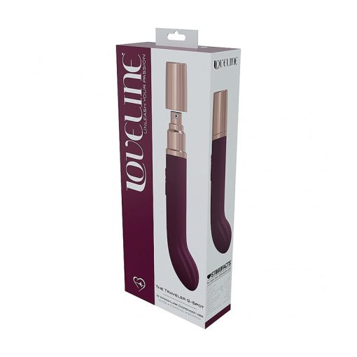 Loveline Traveler G-Spot Silicone Rechargeable Splashproof Burgundy