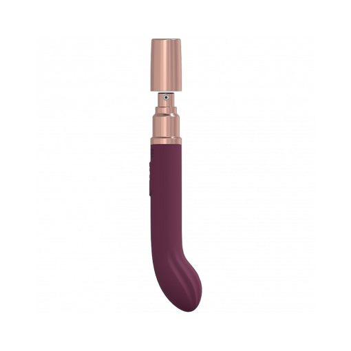 Loveline Traveler G-Spot Silicone Rechargeable Splashproof Burgundy - Image 4