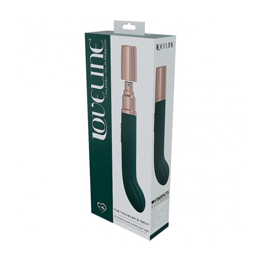 Loveline Traveler G-Spot Silicone Rechargeable Splashproof Forest Green