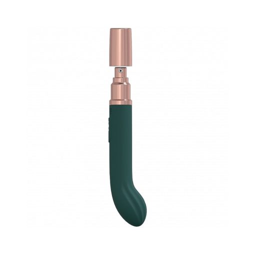 Loveline Traveler G-Spot Silicone Rechargeable Splashproof Forest Green - Image 4