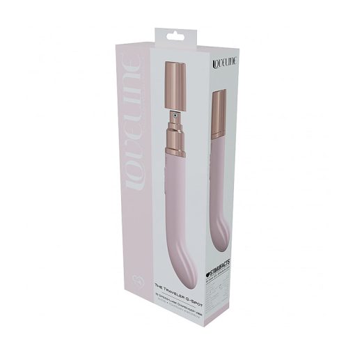 Loveline Traveler G-Spot Silicone Rechargeable Splashproof Pink