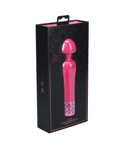 Royal Gems Scepter Silicone Rechargeable Vibrator Pink