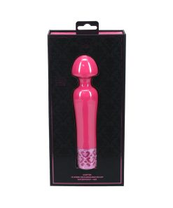 Royal Gems Scepter Silicone Rechargeable Vibrator Pink