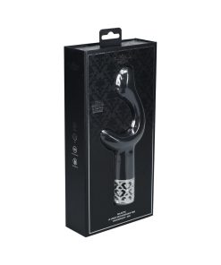 Royal Gems Majestic Silicone Rechargeable Vibrator Black