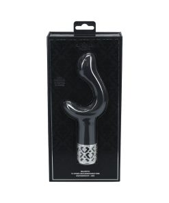Royal Gems Majestic Silicone Rechargeable Vibrator Black