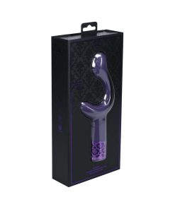 Royal Gems Majestic Silicone Rechargeable Vibrator Purple