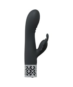 Royal Gems Monarch Silicone Rechargeable Vibrator Black