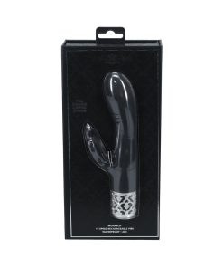 Royal Gems Monarch Silicone Rechargeable Vibrator Black