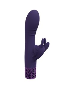 Royal Gems Monarch Silicone Rechargeable Vibrator Purple