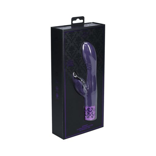 Royal Gems Monarch Silicone Rechargeable Vibrator Purple - Image 3