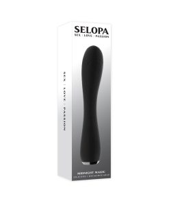 Selopa Midnight Magic Rechargeable Vibrator Silicone Black