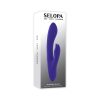 Selopa Poseable Bunny Dual Stimulator – Rechargeable, Waterproof, Purple