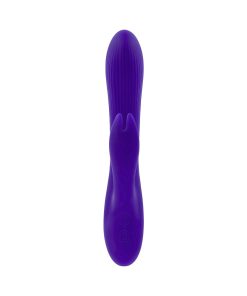 Selopa Poseable Bunny Dual Stimulator – Rechargeable, Waterproof, Purple