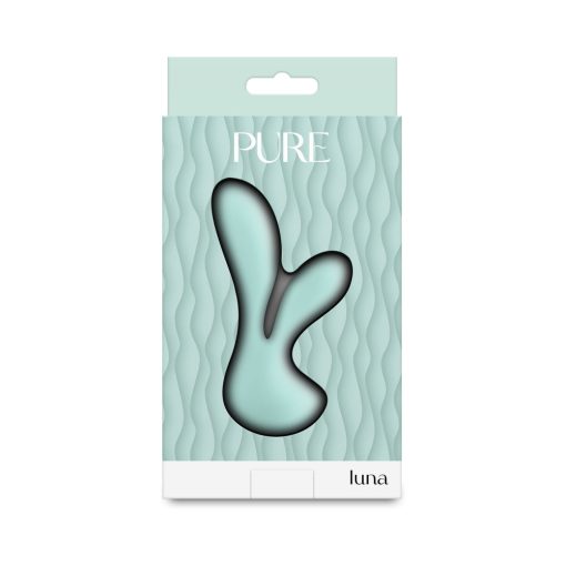 Pure Luna Petite Vibrating Rabbit Teal - Image 4