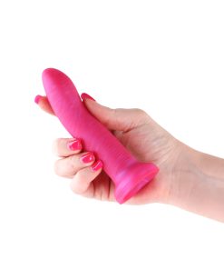 Royals Charlie 5 In. Metallic Curved Dildo Pink