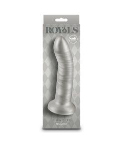 Royals Charlie 7 In. Metallic Curved Dildo Champagne