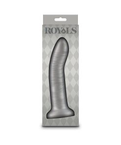 Royals Charlie 7 In. Metallic Curved Dildo Champagne