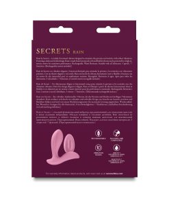 Secrets Rain Insertable Vibe With Remote Coral