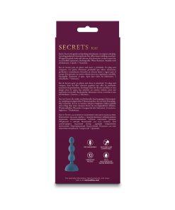 Secrets Kai Vibrating Anal Plug Dark Teal