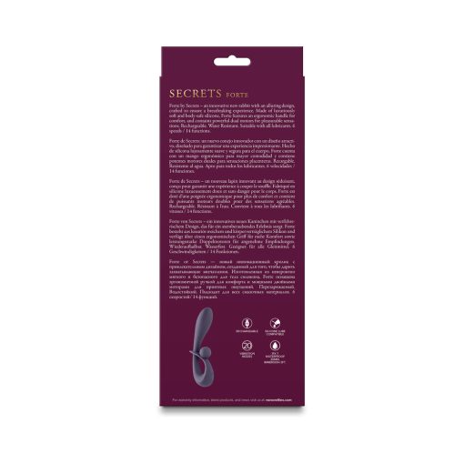 Secrets Forte Vibrating Rabbit Gray - Image 4
