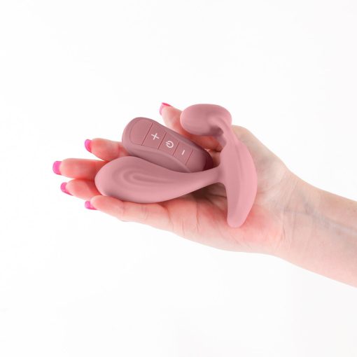 Secrets Echo Insertable Vibe With Remote Dusty Rose - Image 3