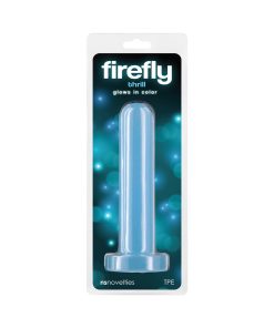 Firefly Thrill Small Glow-In-The-Dark Dildo Blue