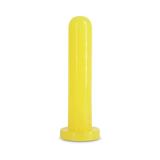 Firefly Thrill Large Glow-In-The-Dark Dildo Yellow - Image 2