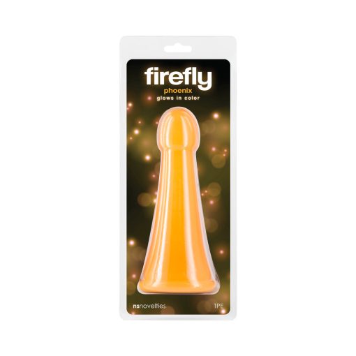 Firefly Phoenix Glow-In-The-Dark Dildo Orange