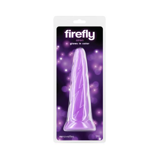 Firefly Siren Glow-In-The-Dark Dildo Purple
