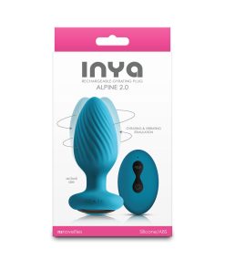 Inya Alpine 2.0 Gyrating And Vibrating Plug With Remote Teal