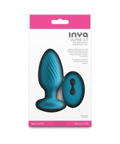 Inya Alpine 2.0 Gyrating And Vibrating Plug With Remote Teal